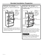 Предварительный просмотр 7 страницы GE cafe Installation Instructions Manual