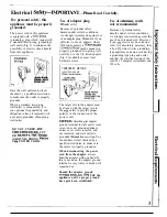 Preview for 3 page of GE Carry Cool ATL04 Use And Care & Installation Manual