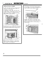Preview for 8 page of GE Carry Cool ATL04 Use And Care & Installation Manual
