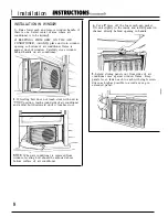 Предварительный просмотр 8 страницы GE Carry Cool ATL04 Use And Care & Installation Manual