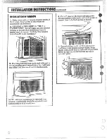 Preview for 8 page of GE Carry Cool ATM04 Use And Care & Installation Manual