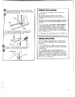 Preview for 9 page of GE Carry Cool ATM04 Use And Care & Installation Manual