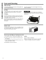 Предварительный просмотр 8 страницы GE Carry-Cool ATM06 Owner'S Manual & Installation Instructions