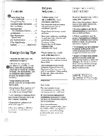 Preview for 2 page of GE Carry-Cool NTP04 Use And Care Manual