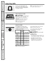 Preview for 8 page of GE CBC980 Owner'S Manual & Installation Instructions