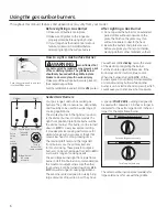 Предварительный просмотр 6 страницы GE CCGS990 Owner'S Manual & Installation Instructions