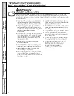 Preview for 4 page of GE CCS975 Owner'S Manual & Installation Instructions