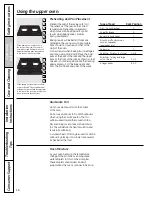 Preview for 16 page of GE CCS975 Owner'S Manual & Installation Instructions