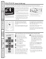 Preview for 20 page of GE CCS975 Owner'S Manual & Installation Instructions