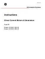 GE CD2512AT Instructions Manual preview