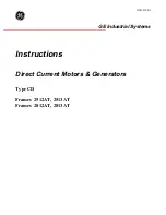 Preview for 1 page of GE CD2512AT Instructions Manual