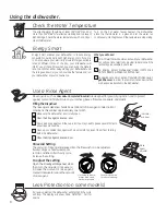 Предварительный просмотр 8 страницы GE CDT 725 Series Owner'S Manual