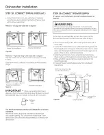 Preview for 11 page of GE CDT725SSF2SS Installation Instructions Manual