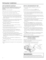 Preview for 12 page of GE CDT725SSF2SS Installation Instructions Manual