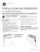 Preview for 33 page of GE CDT725SSF2SS Installation Instructions Manual