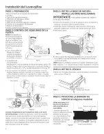 Preview for 38 page of GE CDT725SSF2SS Installation Instructions Manual