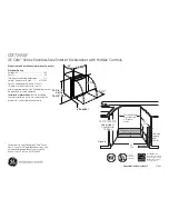 Предварительный просмотр 1 страницы GE CDT725SSFSS Dimensions And Installation Information