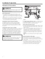 Preview for 4 page of GE CDT725SSFSS Installation Instructions Manual