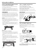 Preview for 10 page of GE CDT725SSFSS Installation Instructions Manual