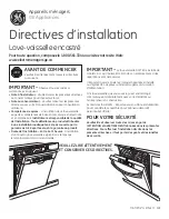 Preview for 17 page of GE CDT725SSFSS Installation Instructions Manual