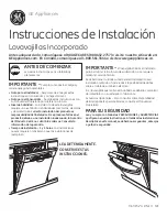 Preview for 33 page of GE CDT725SSFSS Installation Instructions Manual