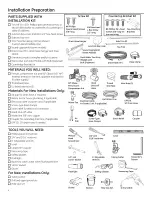 Предварительный просмотр 2 страницы GE CDWT9 - Cafe 24 in. Dishwasher Installation Instructions Manual