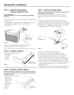 Предварительный просмотр 8 страницы GE CDWT9 - Cafe 24 in. Dishwasher Installation Instructions Manual