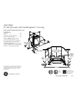 GE CDWT980RSS - Cafe 24" Tall Tub Dishwasher Dimensions And Installation Information preview