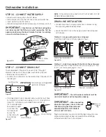 Preview for 13 page of GE CDWT980RSS - Cafe 24" Tall Tub Dishwasher Installation Instructions Manual