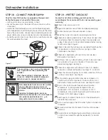 Preview for 14 page of GE CDWT980RSS - Cafe 24" Tall Tub Dishwasher Installation Instructions Manual