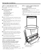 Preview for 15 page of GE CDWT980RSS - Cafe 24" Tall Tub Dishwasher Installation Instructions Manual