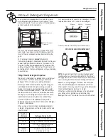 Предварительный просмотр 11 страницы GE CDWT980RSS - Cafe 24" Tall Tub Dishwasher Owner'S Manual