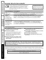 Предварительный просмотр 47 страницы GE CDWT980RSS - Cafe 24" Tall Tub Dishwasher Owner'S Manual