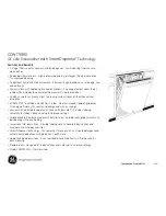 Preview for 2 page of GE CDWT980VSS Dimensions And Installation Information