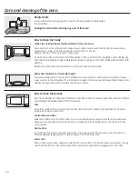 Предварительный просмотр 24 страницы GE CEB1590SSSS Owner'S Manual