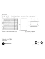 GE CFCP1RKBSS Dimensions And Installation Information preview