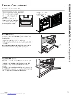 Preview for 15 page of GE CFE24S Owner'S Manual & Installation Instructions