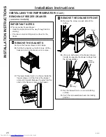 Preview for 26 page of GE CFE24S Owner'S Manual & Installation Instructions