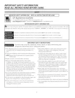 Preview for 2 page of GE CFE28TSHBSS Owner'S Manual And Installation Instructions