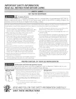 Preview for 4 page of GE CFE28TSHBSS Owner'S Manual And Installation Instructions