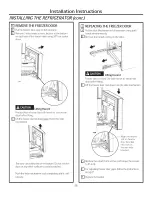 Предварительный просмотр 26 страницы GE CFE28TSHBSS Owner'S Manual And Installation Instructions