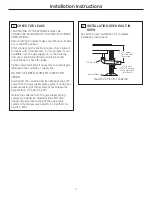 Предварительный просмотр 7 страницы GE CGP350 Installation Instructions Manual