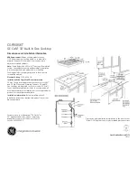 GE CGP350SETSS Dimensions And Installation Information preview