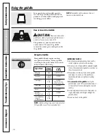 Предварительный просмотр 10 страницы GE CGS980 Owner'S Manual & Installation Instructions