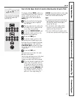 Предварительный просмотр 21 страницы GE CGS980 Owner'S Manual & Installation Instructions