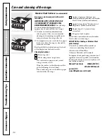 Предварительный просмотр 36 страницы GE CGS980 Owner'S Manual & Installation Instructions