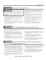 Preview for 5 page of GE CGS985SETSS Owner'S Manual & Installation Instructions