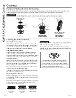 Предварительный просмотр 22 страницы GE CGS995EELDS Owner'S Manual