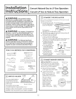 Preview for 15 page of GE CGU366SEH1SS Installation Instructions Manual