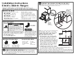 GE CHS985 Installation Instructions Manual preview